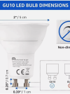 10 Pack 5W Gu10 Led Bulbs Spot Light Lamps Soft White / Down Light UK - Image 3